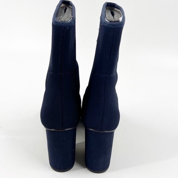 ✅ NWB Nine West Women’s Cartolina Boots Sz 9.5 Navy Blue - Picture 7 of 11